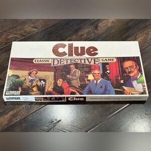 Vintage 1986 original Clue Classic Detective Board Game complete